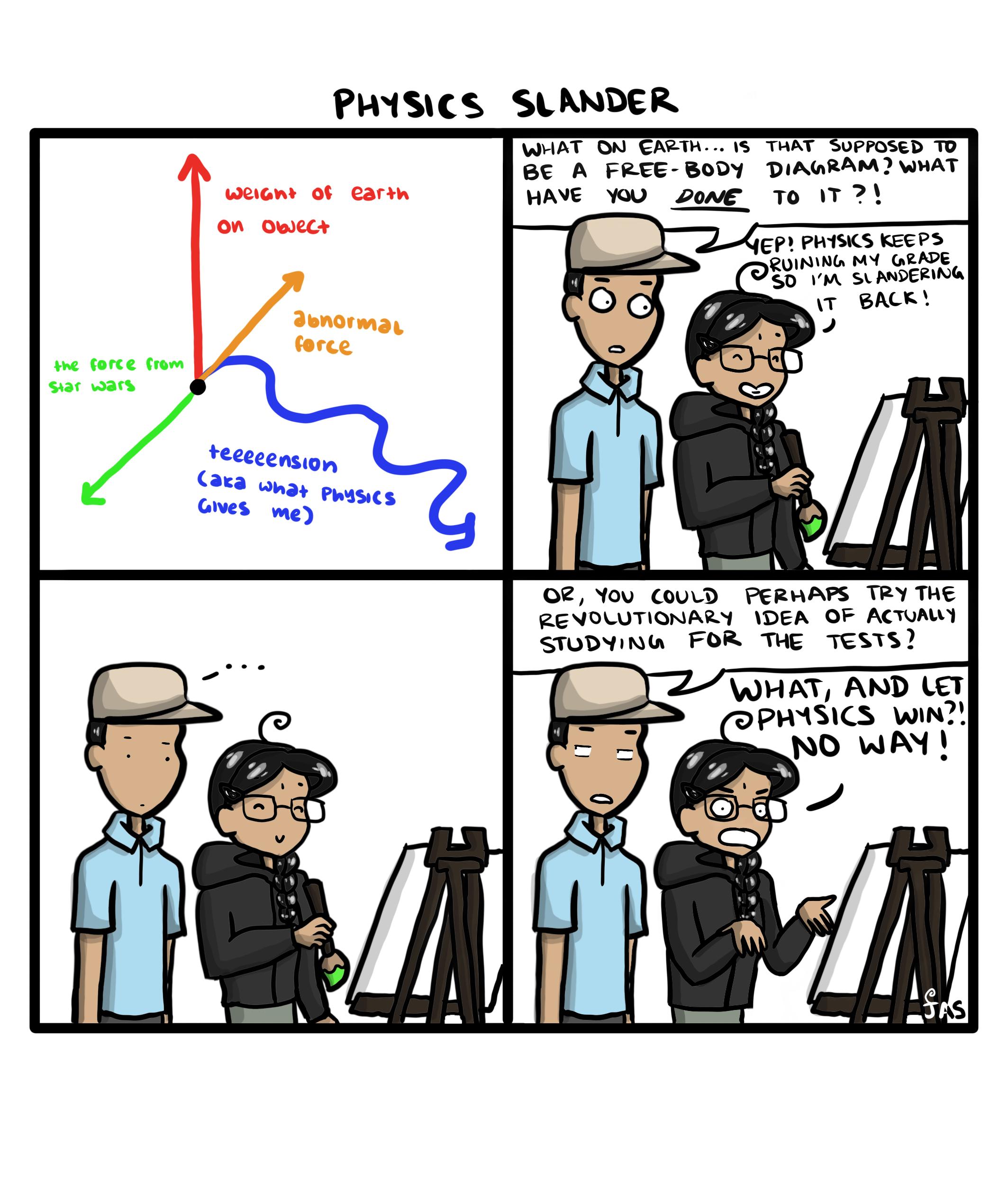 Physics Slander The Jasworld